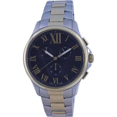 Fossil Monty Chronograph Two Tone Stainless Steel Quartz FS5636 Men's Watch