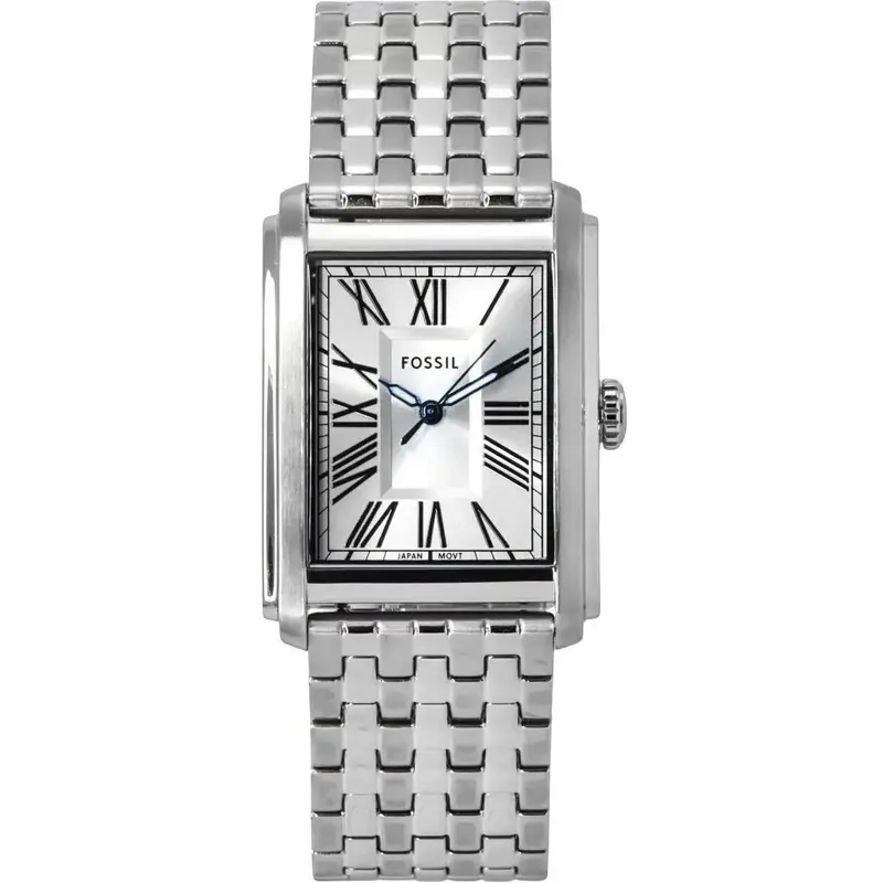 Fossil Carraway Stainless Steel Silver Dial Quartz Fs6008 Men's Watch