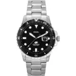 Fossil Blue Dive Stainless Steel Black Dial Quartz FS6032 100M Men's Watch