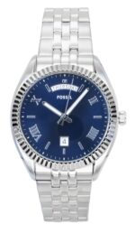 Fossil Campbell Stainless Steel Blue Dial Quartz FS6140 Men's Watch