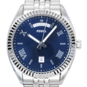 Fossil Campbell Stainless Steel Blue Dial Quartz FS6140 Men's Watch