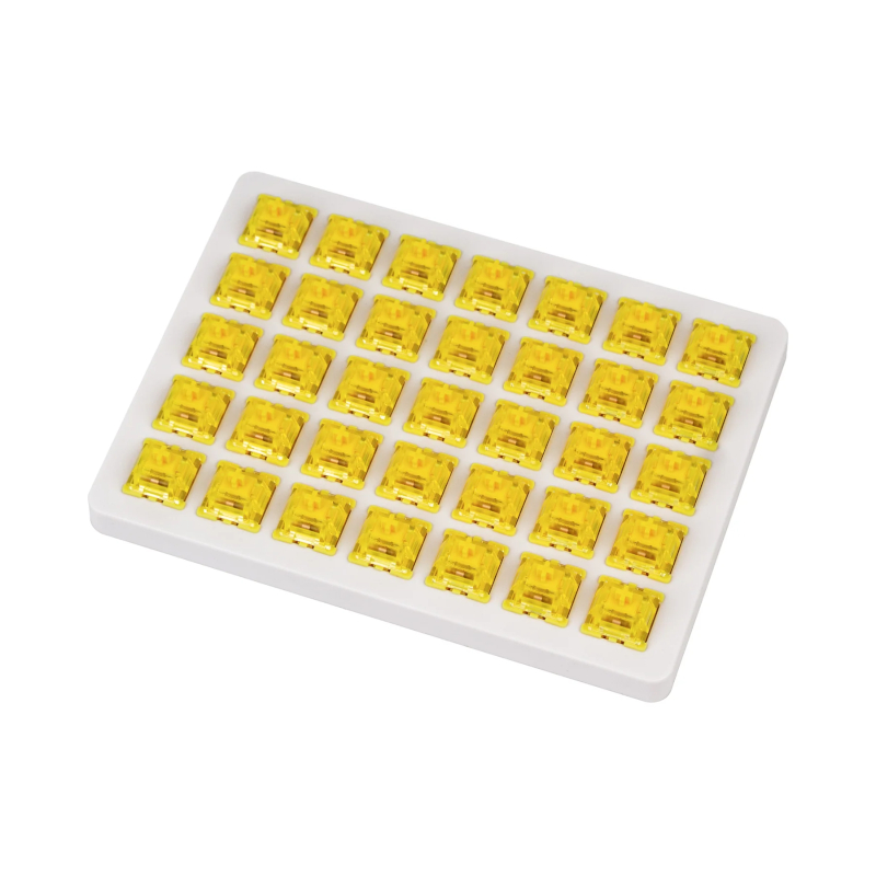 Keychron Yellow Gateron Phantom Switches 110 pcs 1 Keychron Yellow Gateron Phantom Switches 110 pcs