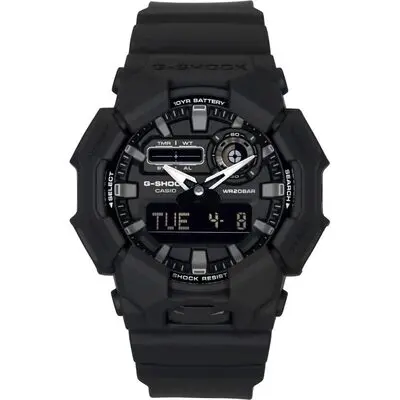 Casio G-Shock Analog Digital Bio-Based Resin Strap Black Dial Quartz GA-010-1A1 200M Men's Watch