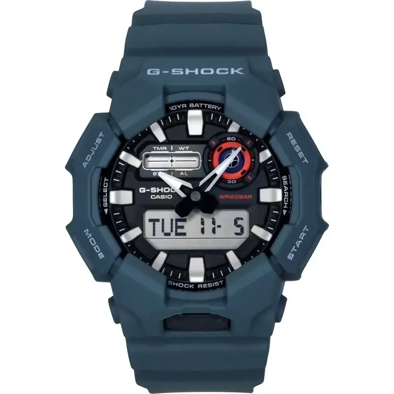 Casio G-Shock Analog Digital Bio-Based Resin Strap Black Dial Quartz GA-010-2A 200M Men's Watch