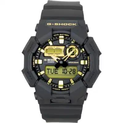 Casio G-Shock Analog Digital Bio-Based Resin Strap Black Dial Quartz GA-010GB-1A9 200M Men's Watch