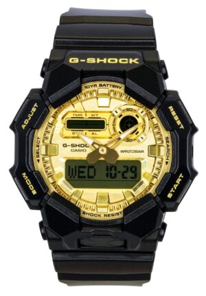 Casio G-Shock Bio-Based Resin Strap Analog Digital Gold Dial Quartz GA-010GGB-1A9 200M Men's Watch