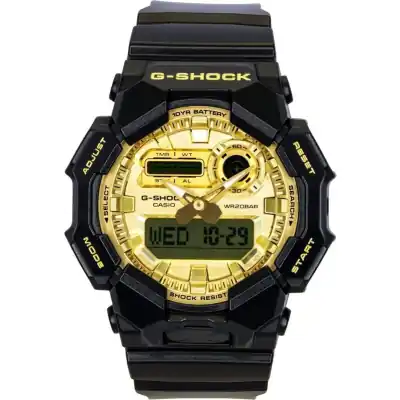 Casio G-Shock Bio-Based Resin Strap Analog Digital Gold Dial Quartz GA-010GGB-1A9 200M Men's Watch