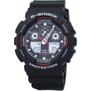 Casio G-Shock Velocity Indicator Alarm GA-100-1A4 Men's Watch