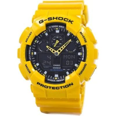 Casio G-Shock GA-100A-9ADR GA100A-9ADR Velocity Indicator Alarm Men's Watch