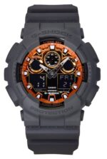 Casio G-Shock Analog Digital Resin Strap Multicolor Dial Quartz GA-100FL-8A 200M Men's Watch