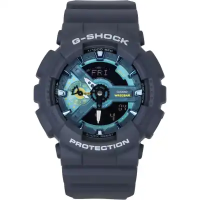 Casio G-Shock Analog Digital Bio-Based Resin Blue Dial Quartz GA-110AS-2A 200M Men's Watch
