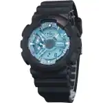 Casio G-Shock Analog Digital Resin Strap Ocean Blue Dial Quartz GA-110CD-1A2 200M Men's Watch