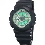 Casio G-Shock Analog Digital Resin Strap Mint Green Dial Quartz GA-110CD-1A3 200M Men's Watch