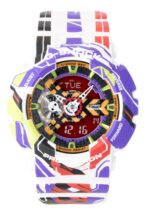 Casio G-Shock Analog Digital Evangelion 30th Anniversary Multicolor Dial Quartz GA-110EVA30-7A 200M Men's Watch