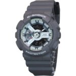 Casio G-Shock Hidden Glow Series Analog Digital Resin Strap Grey Dial Quartz GA-110HD-8A 200M Men's Watch