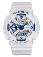 Casio G-Shock Analog Digital Resin Strap White Dial Quartz GA-110HDS-7A 200M Men's Watch