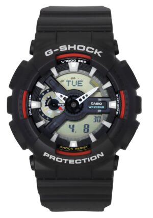 Casio G-Shock Analog Digital Bio-Based Resin Black Dial Quartz GA-110RL-1A 200M Men's Watch