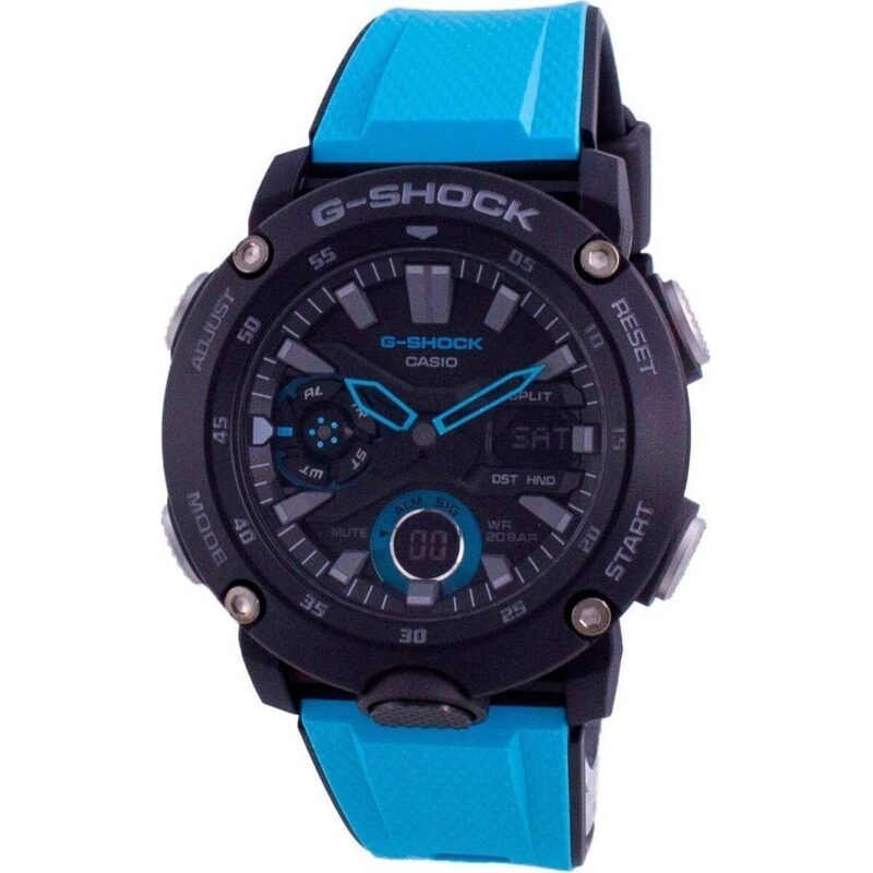Casio G-shock Standard Analog Digital Carbon Core Diver's Ga-2000-1a2 Ga2000-1a2 200m Men's Watch