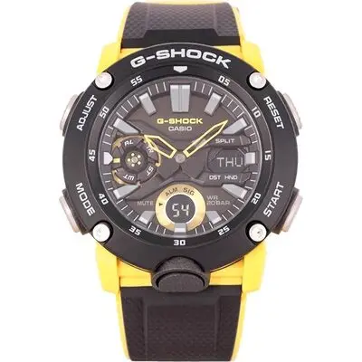 Casio G-Shock Carbon Core Guard Digital Analog Black Dial Quartz GA-2000-1A9 GA2000-1A9 200M Men's Watch