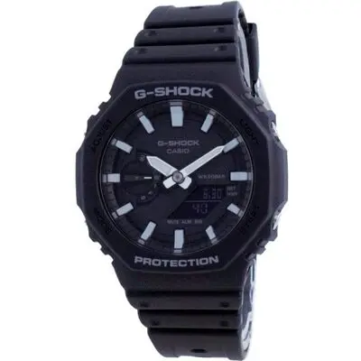 Casio G-Shock Carbon Core Guard Analog Digital Quartz Diver's GA-2100-1A GA2100-1 200M Men's Watch