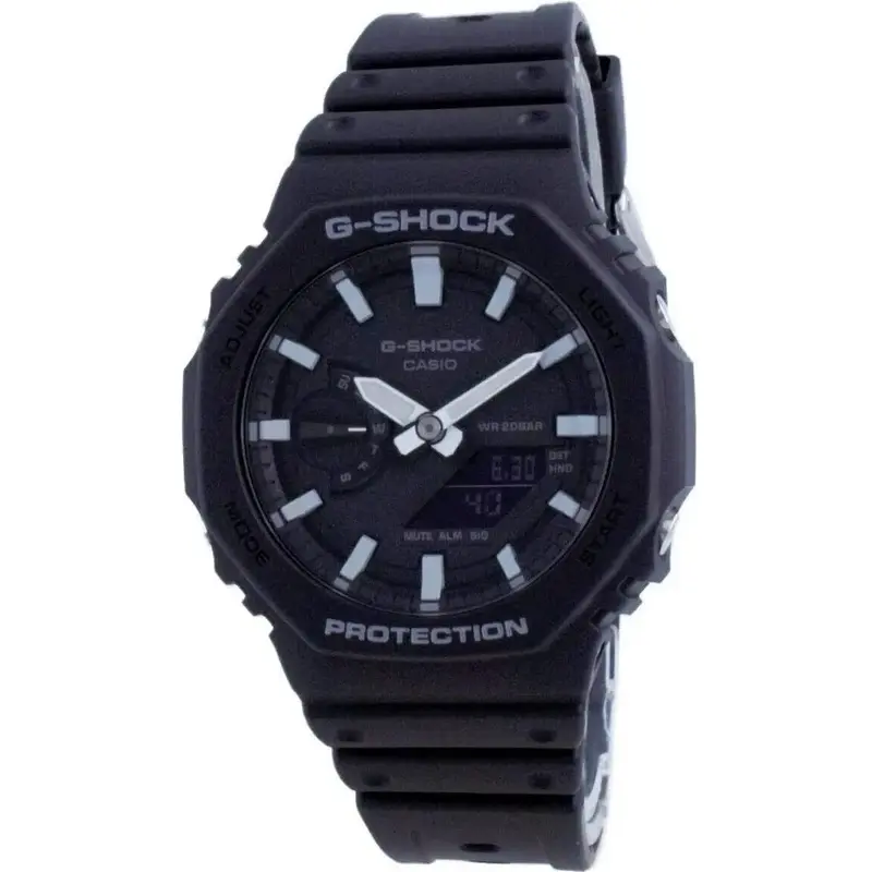 Casio G-shock Carbon Core Guard Analog Digital Quartz Diver's Ga-2100-1a Ga2100-1 200m Men's Watch