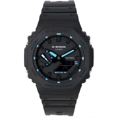 Casio G-Shock Neon Accent Analog Digital Quartz GA-2100-1A2 GA2100-1A2 200M Men's Watch