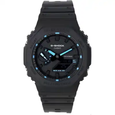 Casio G-Shock Neon Accent Analog Digital Quartz GA-2100-1A2 GA2100-1A2 200M Men's Watch