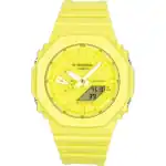 Casio G-Shock Analog Digital Bio-Based Resin Strap Green Dial Quartz GA-2100-9A9 200M Men's Watch