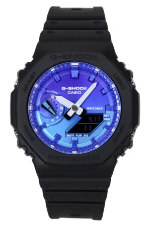 Casio G-Shock Analog Digital Bio-Based Resin Strap Blue Dial Quartz GA-2100FL-1A 200M Men's Watch