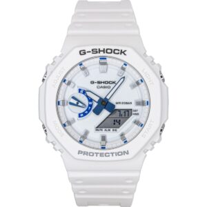 Casio G-Shock Analog Digital Resin Strap White Dial Quartz GA-2100HDS-7A 200M Men's Watch