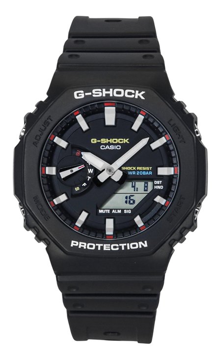Casio G-Shock Analog Digital Bio-Based Resin Strap Black Dial Quartz GA-2100RL-1A 200M Men's Watch