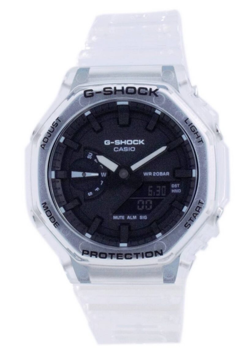 Casio G-Shock Skeleton Transparent Diver's Analog Digital Quartz GA-2100SKE-7A GA2100SKE-7 200M Men's Watch Casio G-Shock Skeleton Transparent Diver's Analog Digital Quartz GA-2100SKE-7A GA2100SKE-7 200M Men's Watch