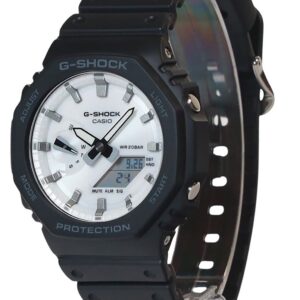 Casio G-Shock Analog Digital Bio-Based Resin Strap White Dial Quartz GA-2100WD-1A 200M Men's Watch