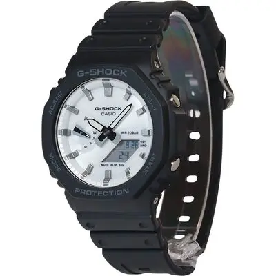 Casio G-Shock Analog Digital Bio-Based Resin Strap White Dial Quartz GA-2100WD-1A 200M Men's Watch