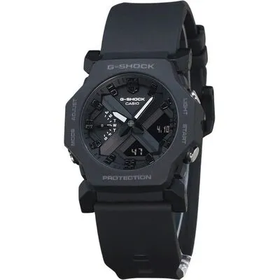 Casio G-Shock Analog Digital Black Resin Black Dial Quartz GA-2300-1A 200M Men's Watch