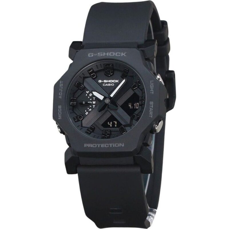 Casio G-Shock Analog Digital Black Resin Black Dial Quartz GA-2300-1A 200M Men's Watch