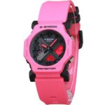 Casio G-Shock Analog Digital Purple Resin Strap Black Dial Quartz GA-2300-4A 200M Men's Watch