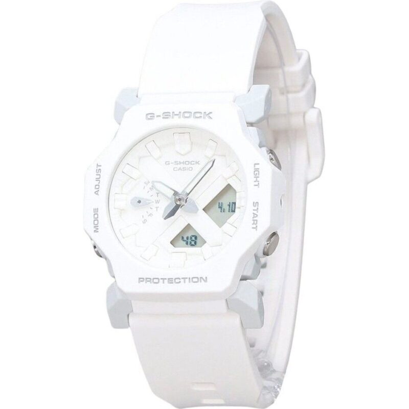 Casio G-Shock Analog Digital White Resin White Dial Strap Quartz GA-2300-7A 200M Men's Watch Casio G-Shock Analog Digital White Resin White Dial Strap Quartz GA-2300-7A 200M Men's Watch