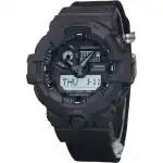 Casio G-Shock Analog Digital Eco Cloth Strap Black Dial Quartz GA-700BCE-1A 200M Men's Watch