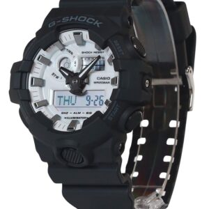 Casio G-shock Analog Digital Resin Strap White Dial Quartz Ga-700wd-1a 200m Men's Watch