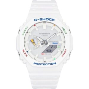 Casio G-Shock Analog Digital Resin Strap White Dial Tough Solar GA-B2100FC-7A 200M Men's Watch