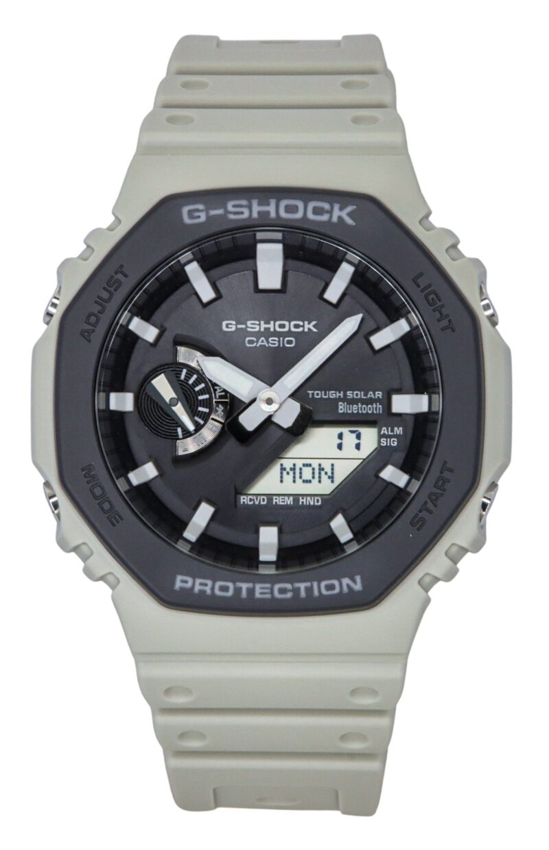 Casio G-Shock Analog Digital Smartphone Link Bio-Based Resin Strap Black Dial Tough Solar GA-B2100LUU-5A 200M Men's Watch