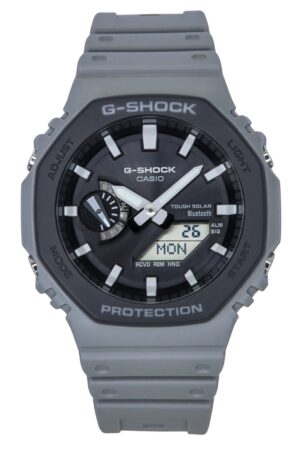 Casio G-Shock Analog Digital Smartphone Link Bio-Based Resin Strap Grey Dial Tough Solar GA-B2100LUU-8A 200M Men's Watch