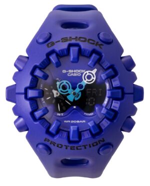 Casio G-Shock Analog Digital Resin Strap Blue Dial Quartz GA-V01-2A 200M Men's Watch