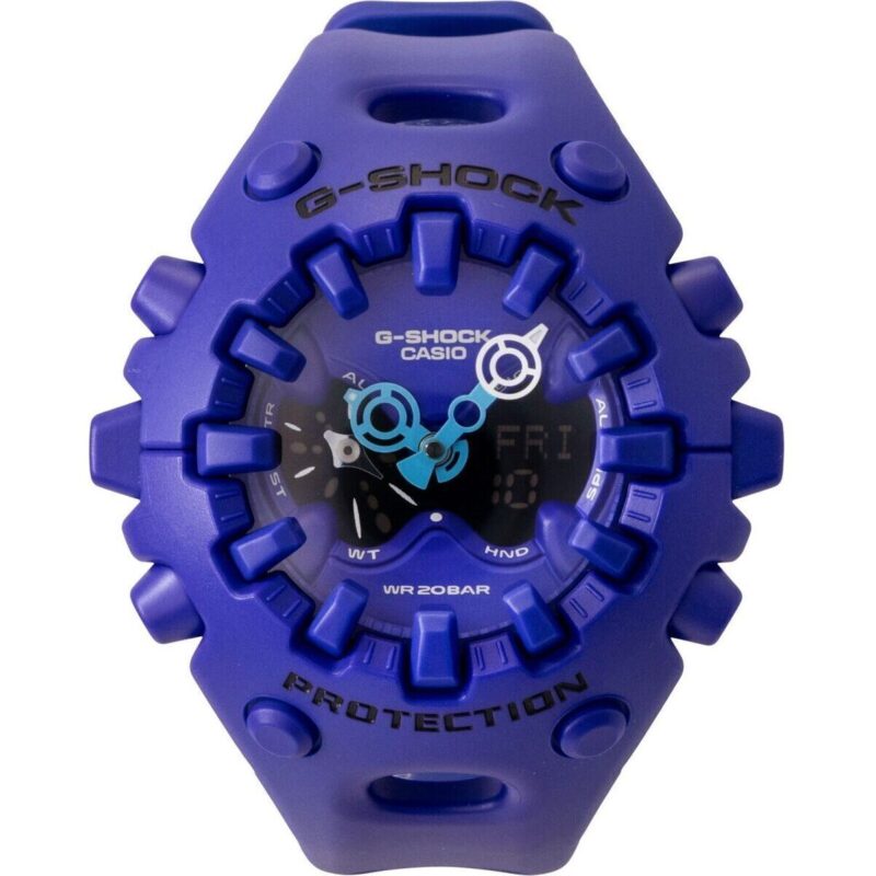 Casio G-Shock Analog Digital Resin Strap Blue Dial Quartz GA-V01-2A 200M Men's Watch Casio G-Shock Analog Digital Resin Strap Blue Dial Quartz GA-V01-2A 200M Men's Watch