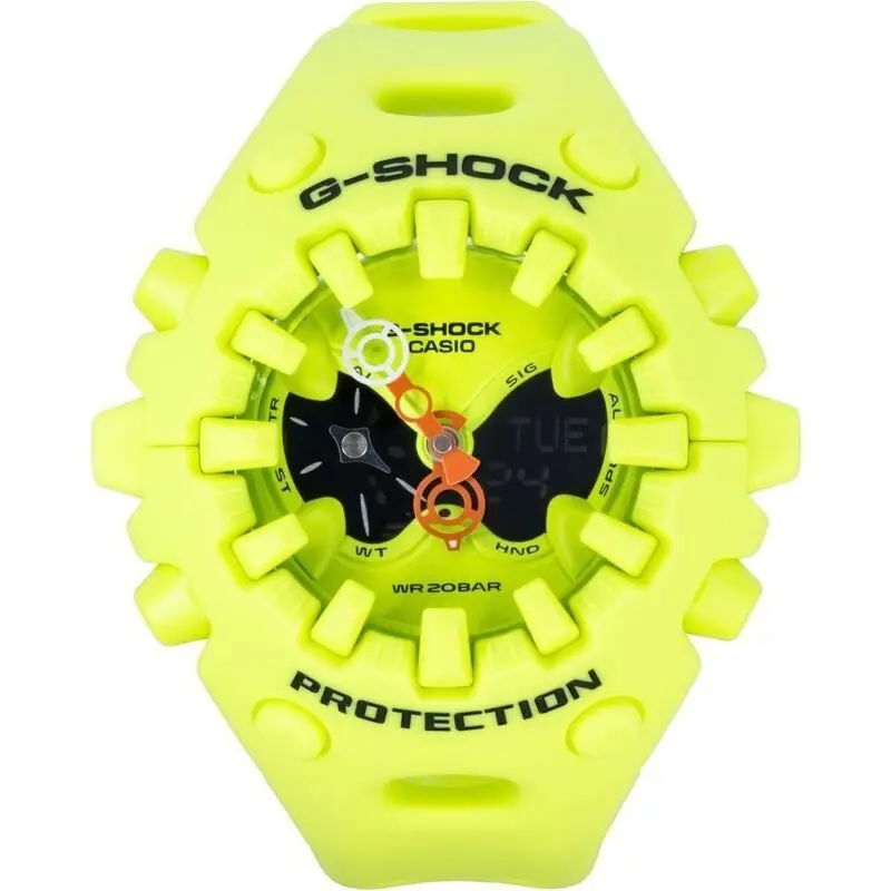 Casio G-Shock Analog Digital Resin Strap Green Dial Quartz GA-V01-9A 200M Unisex Watch