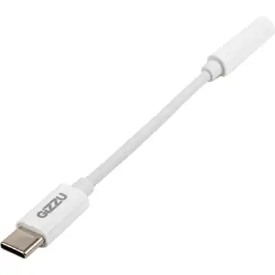 Gizzu USB Type-C to 3.5mm AUX Audio Adapter - White
