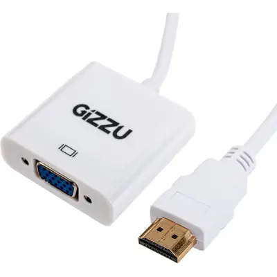 Gizzu 1080P HDMI to VGA Adapter with Audio