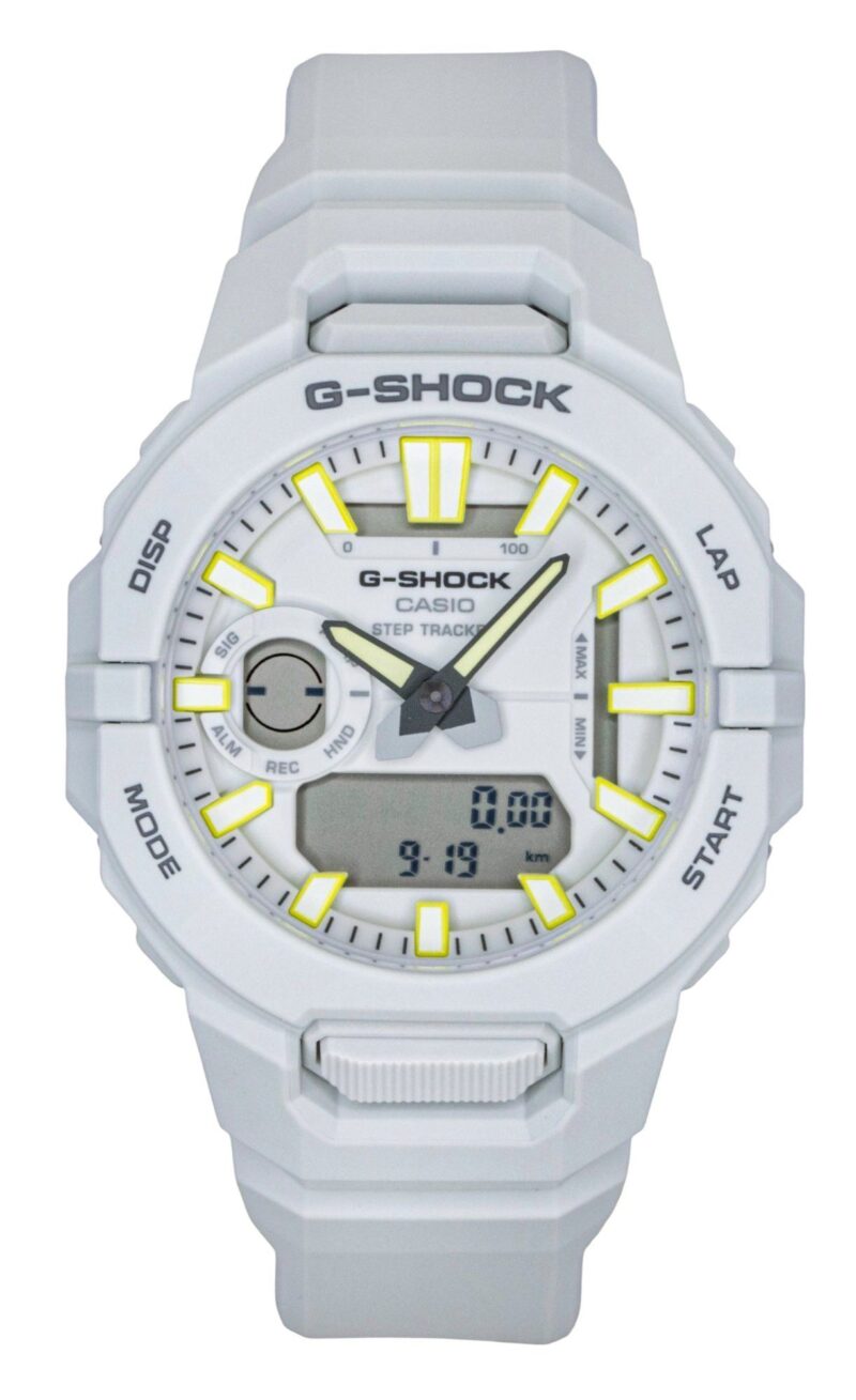 Casio G-Shock G-Squad Analog Digital Smartphone Link Resin Strap White Dial Quartz GBA-950-7A 200M Men's Watch