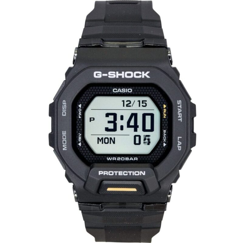 Casio G-Shock G-Squad Digital Smartphone Link Black Resin Strap Quartz GBD-200-1A1 200M Men's Watch Casio G-Shock G-Squad Digital Smartphone Link Black Resin Strap Quartz GBD-200-1A1 200M Men's Watch